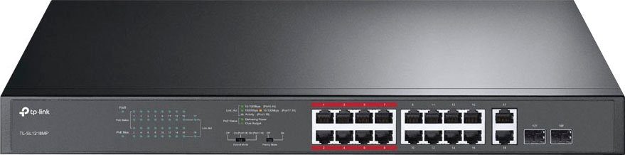 Informationen zum Versandhandel TP-Link TL-SL1218MP Netzwerk-Switch