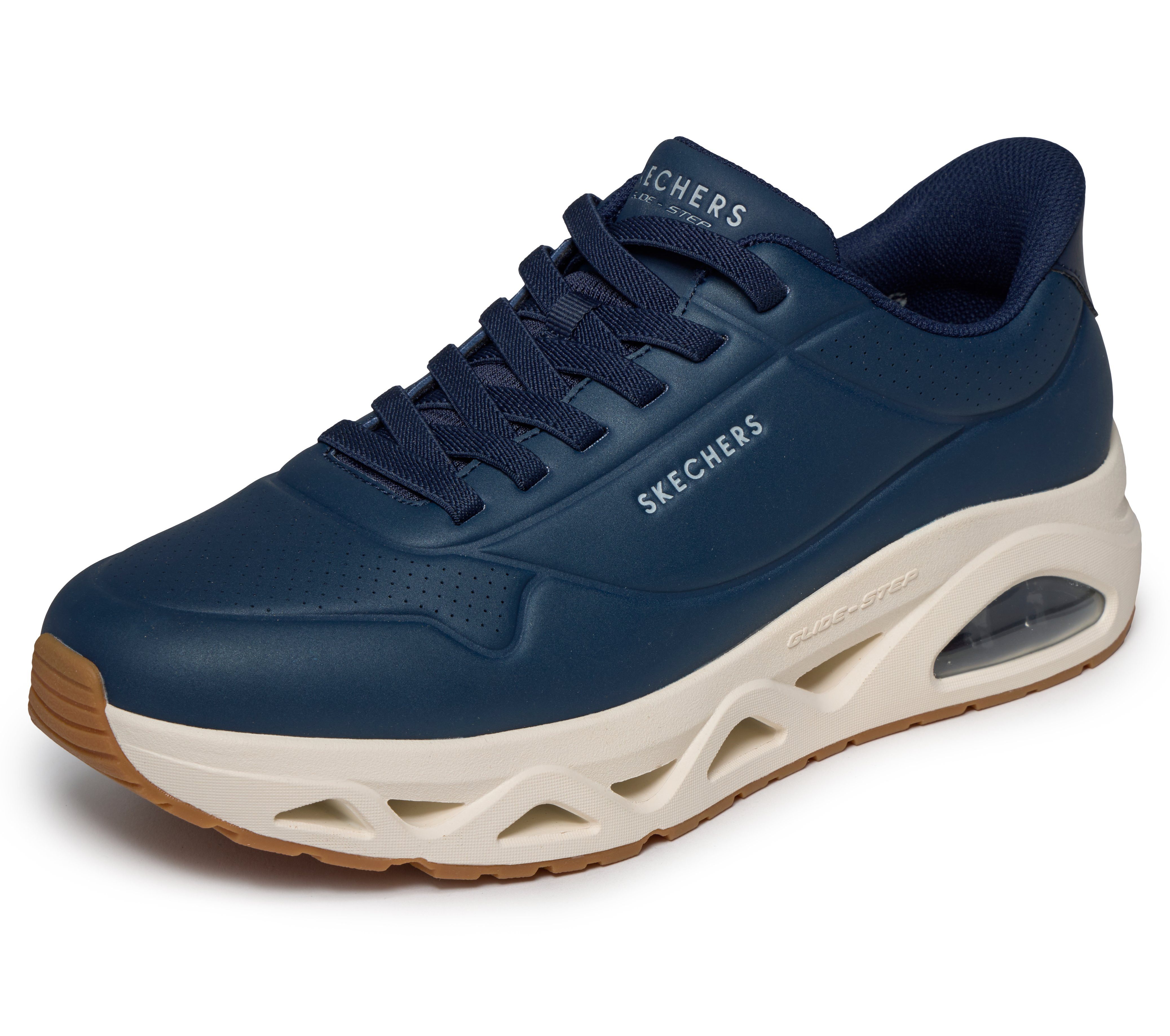 Skechers UNO GLIDE-STEP-GLIDE ON AIR Slip-On Sneaker Schnürschuh, Freizeitschuh mit Handsfree Slip-Ins Technologie