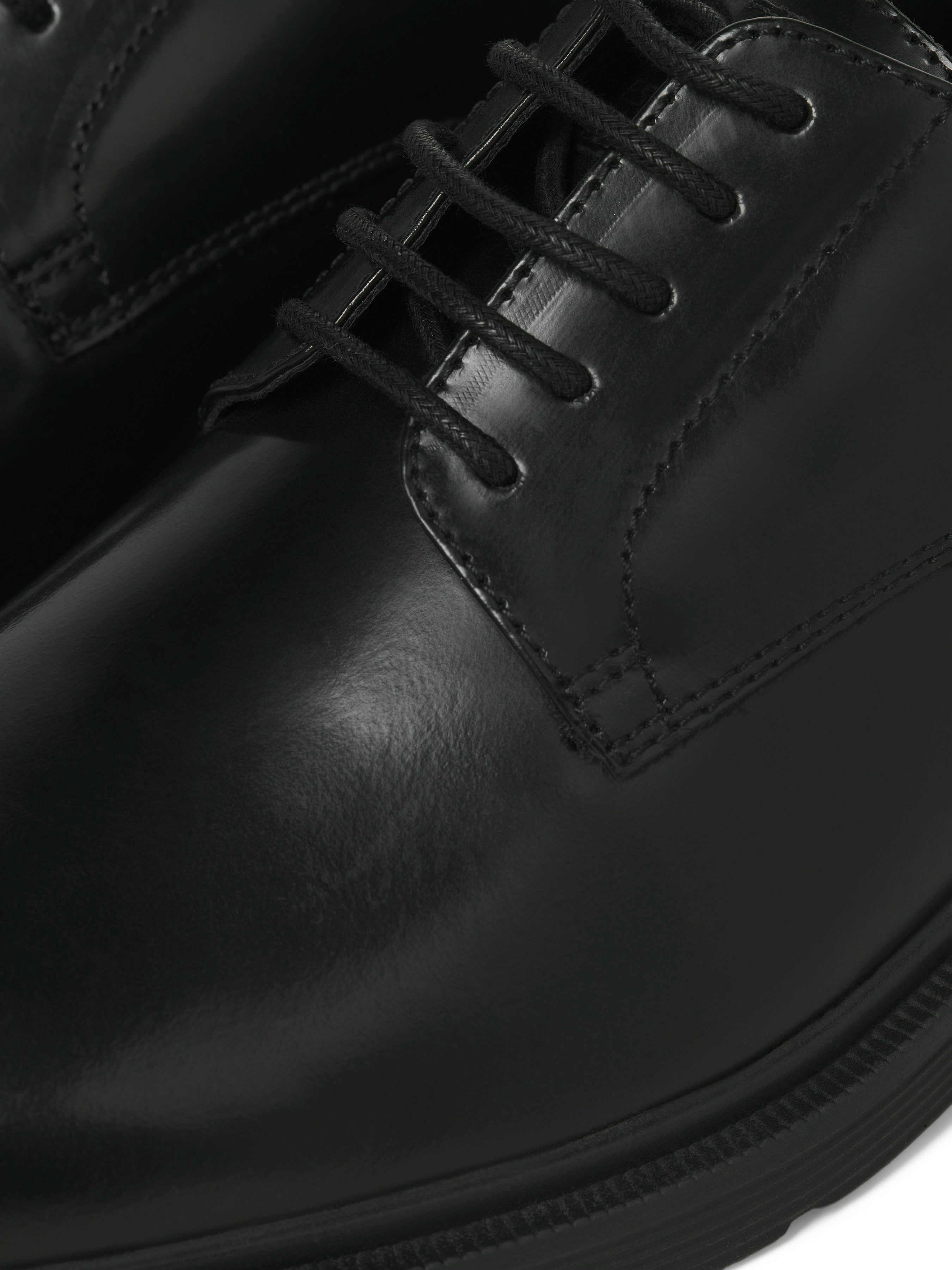 Jack & Jones JFWDAX Schnürschuh Halbschuh, Business-Schnürschuh, Festtagsschuh in Blockabsatz