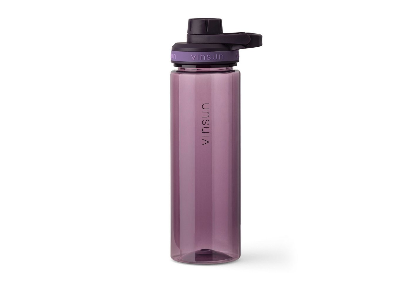 Vinsun Trinkflasche Sportflasche 750ml - Wasserflasche BPA frei & Kohlensäure geeignet, Auslaufsicher, bruchsicher, wiederverwendbar, leicht, Tritan Flasche