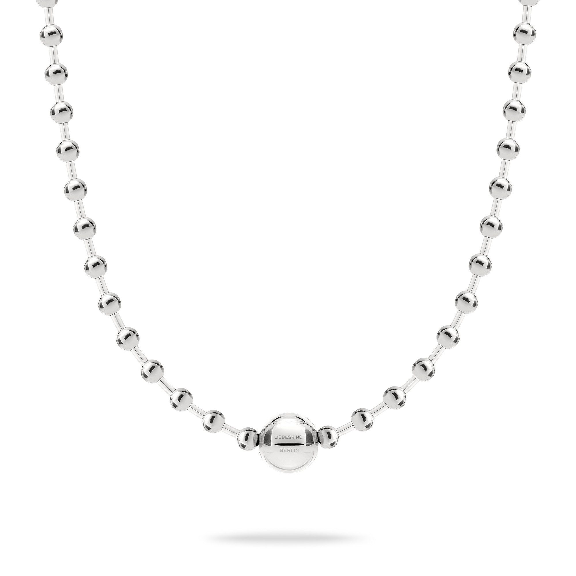 Liebeskind Berlin Edelstahlkette Schmuck Geschenk Halskette Steel Ball