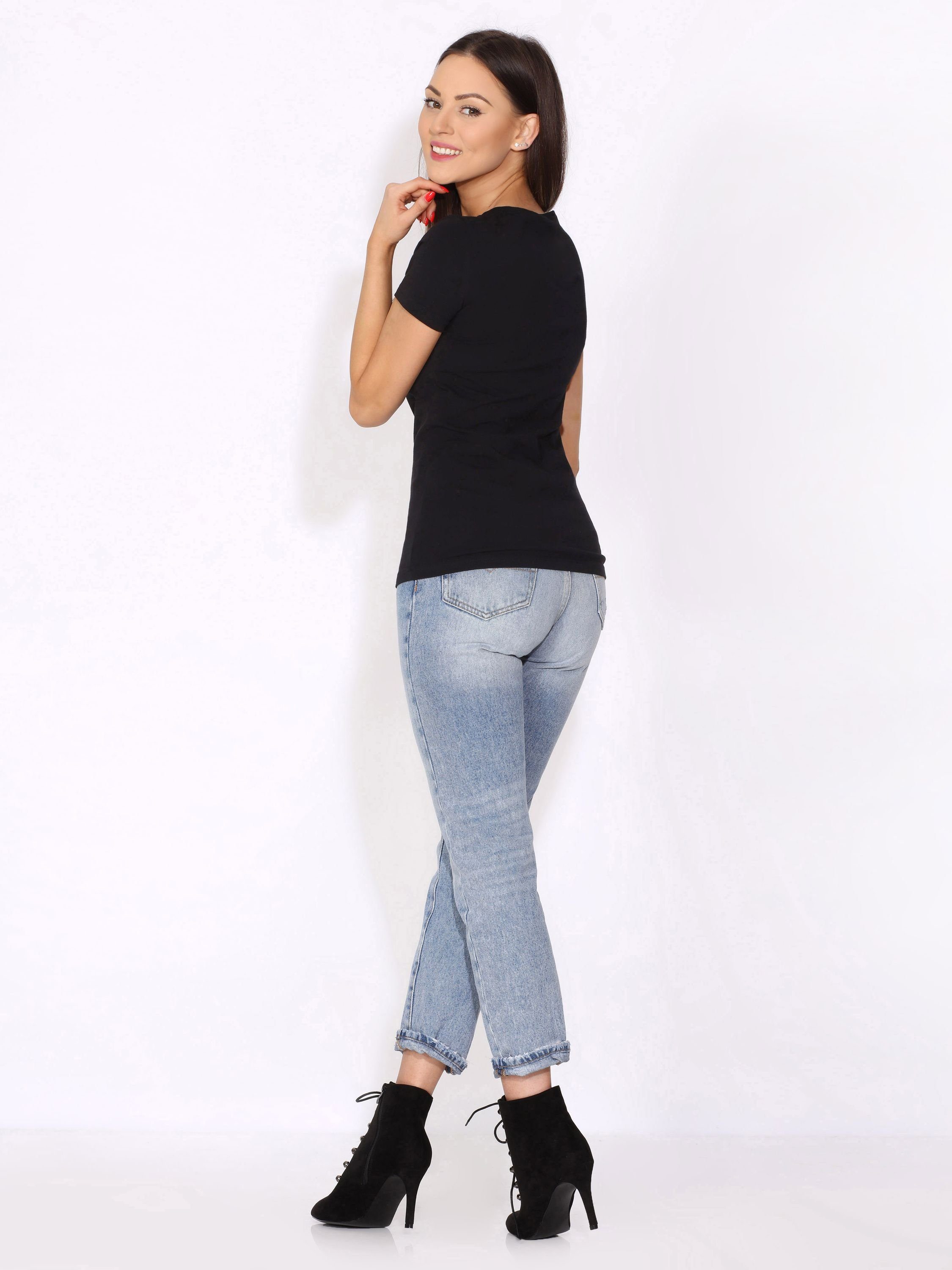 Merry Style T-Shirt Damen T-Shirt Kurzarm günstig online kaufen