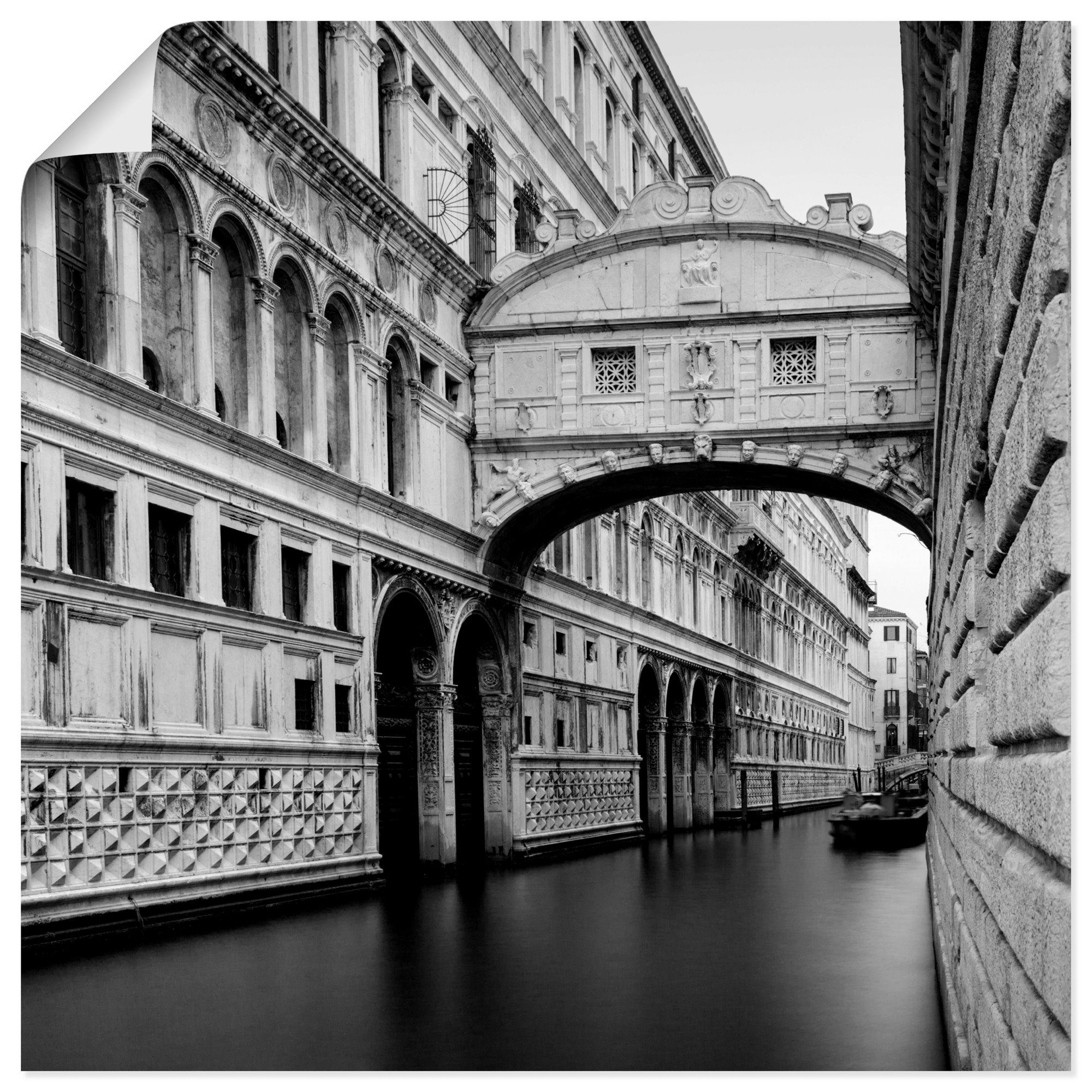 Artland Wandbild Seufzerbrücke, Italien (1 St), als Alubild, Leinwandbild, Wandaufkleber oder Poster in versch. Größen | Poster