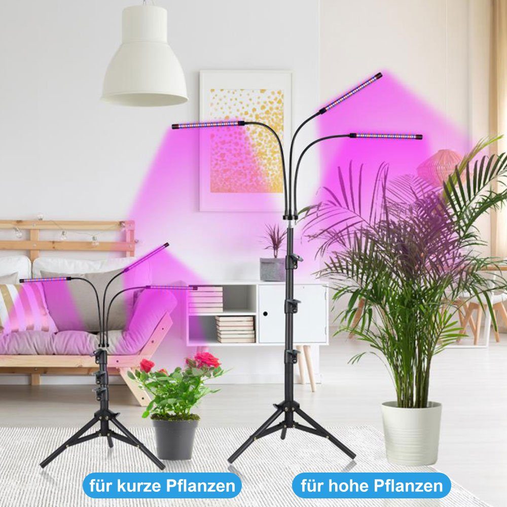 LED Pflanzenlampe Dimmbar Vollspektrum Wachstumslampe Grow Leuchte Pflanzenlicht 