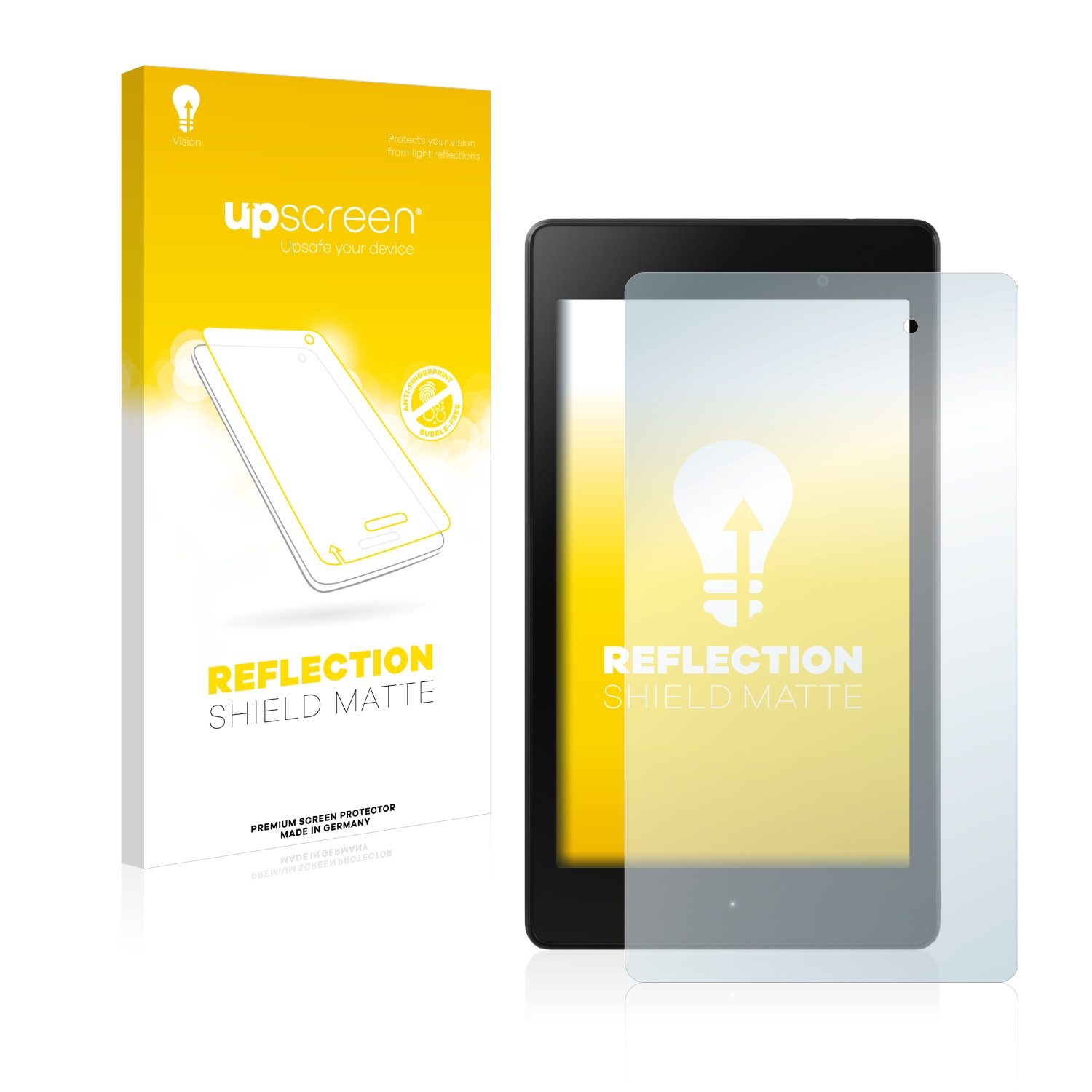 upscreen Schutzfolie für ASUS Nexus 7 Tablet 2 2013, Displayschutzfolie, Folie matt entspiegelt Anti-Reflex