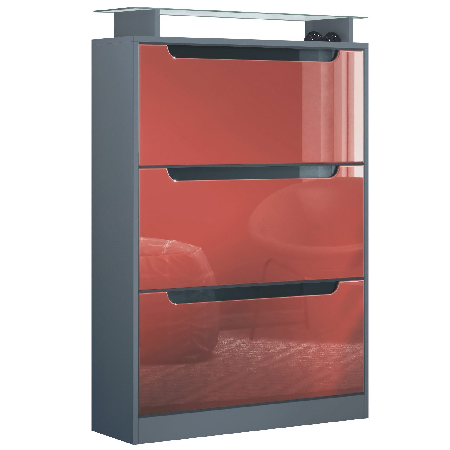 Vladon Schuhschrank Space (Schuhkipper, für 24 günstig online kaufen