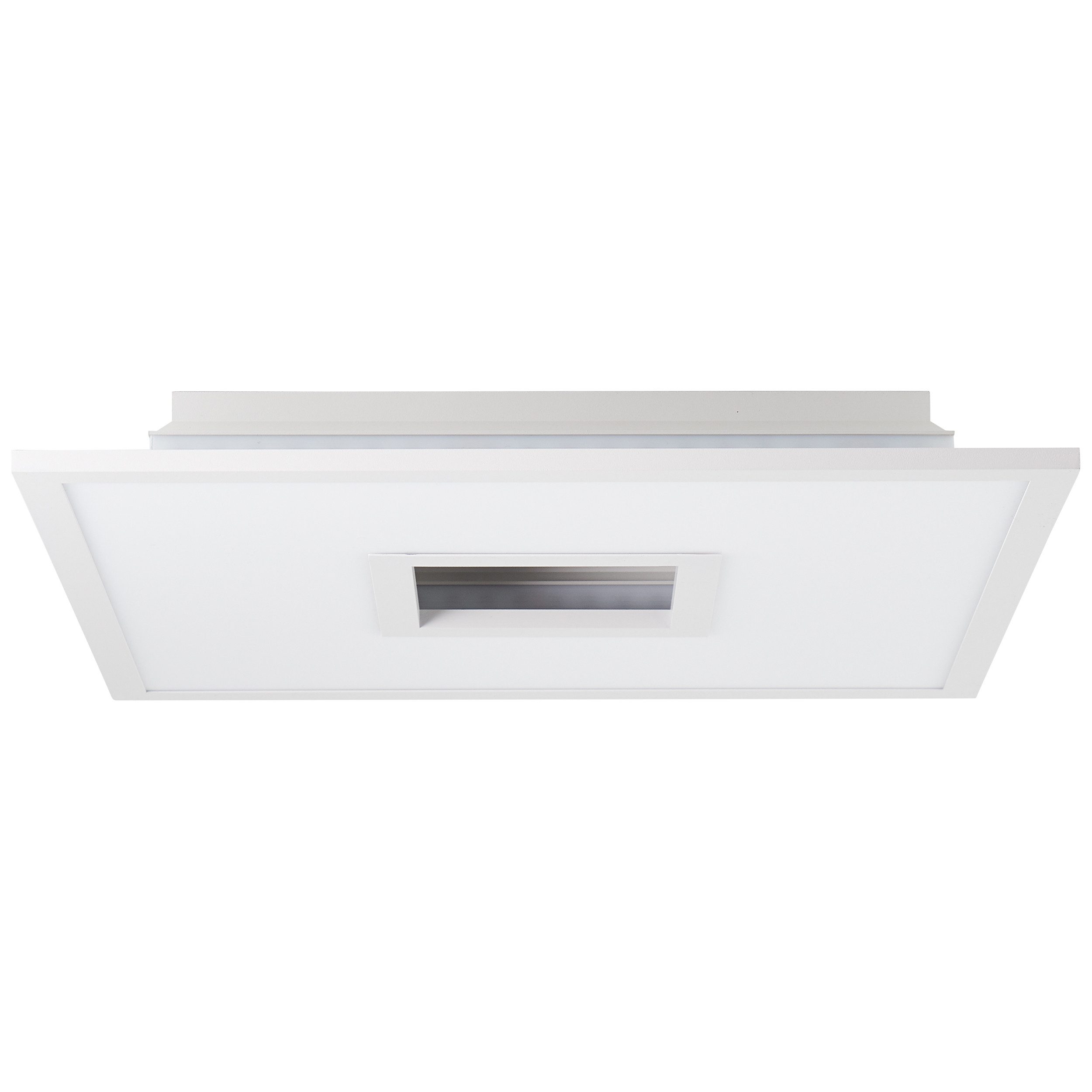 Brilliant LED Panel Ellia, CCT - über Fernbedienung, Dimmfunktion, Farbwechsel, Memoryfunktion, Nachtlichtfunktion, Timerfunktion, LED fest integriert, warmweiß - kaltweiß, LED Aufbaupaneel, 45 x 45 cm, 2400 lm, dimmbar, 2700-6500 K, CCT, RGB
