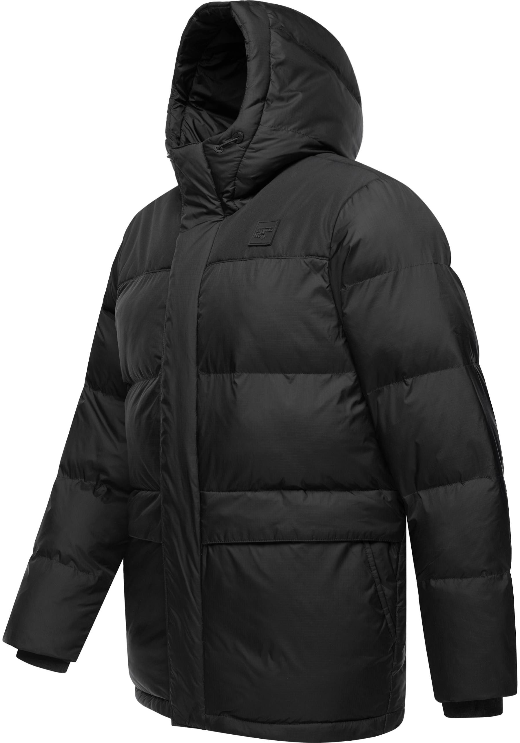 Ragwear Steppjacke Mikkesh Sportliche Herren Winterjacke mit Kapuze