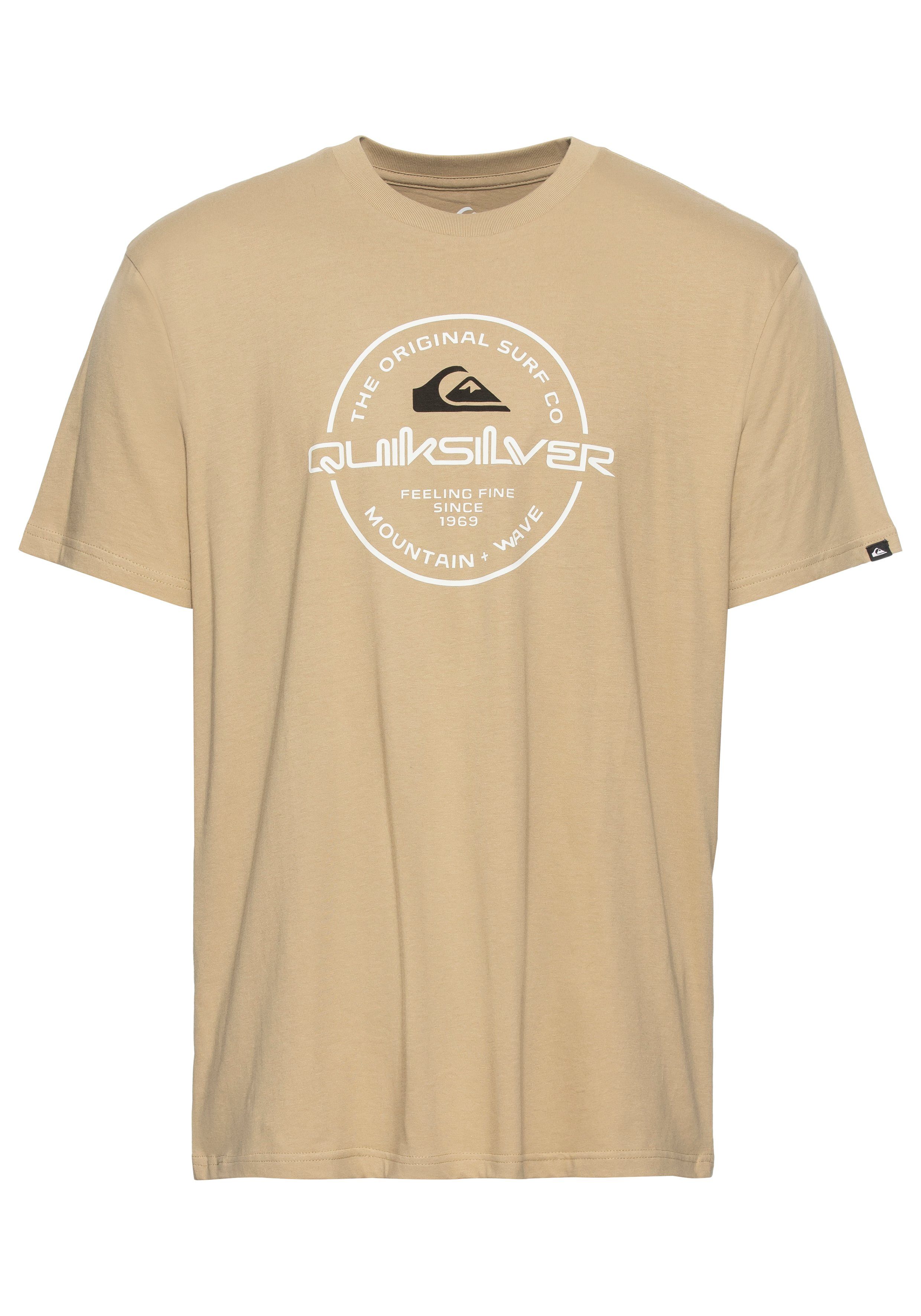 Quiksilver T-Shirt CIRCLE CORNER SHORT SLEEVE TEE PACK YM (Packung, 2-tlg., Doppelpack) Doppelpack mit 2 T-Shirts, Kurzarm, Rundhalsausschnitt, aus Baumwolle