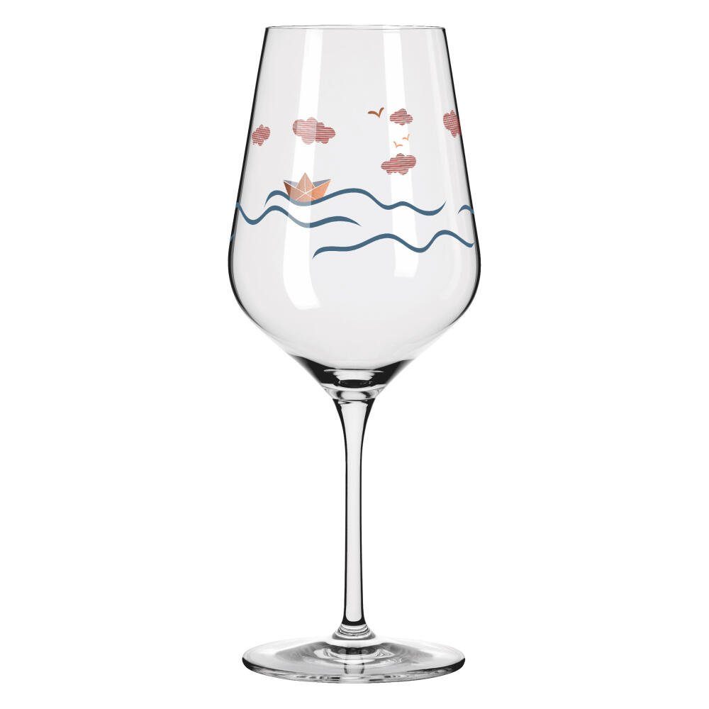 Ritzenhoff Rotweinglas 2er Set Herzkristall H23, 2-tlg., Kristallglas