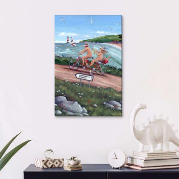 Posterlounge Leinwandbild Peter Adderley, Nach oben und nach oben, Wohnzimmer Maritim Malerei