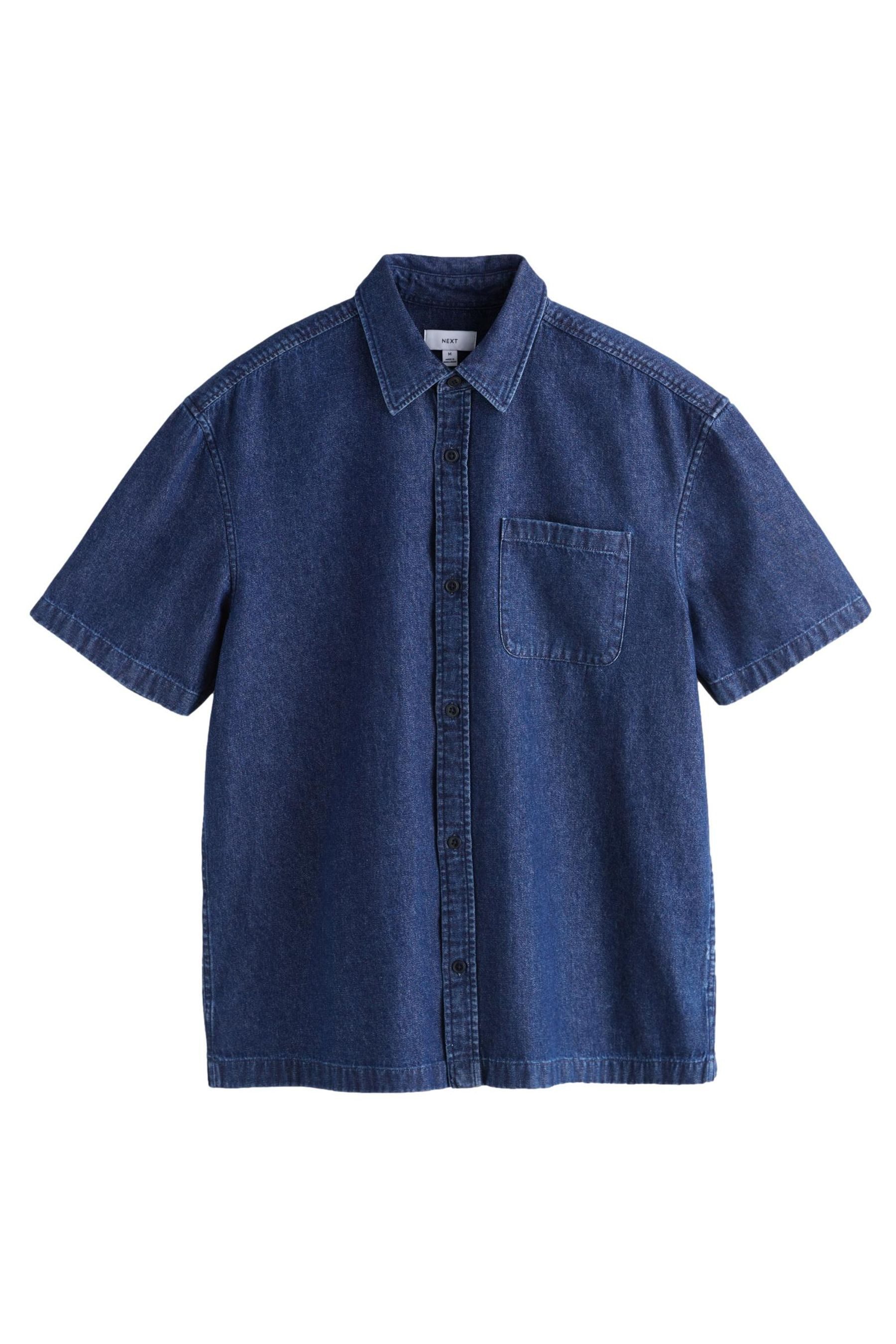 Jeanshemd Kurzärmeliges Denimhemd, Nirvana