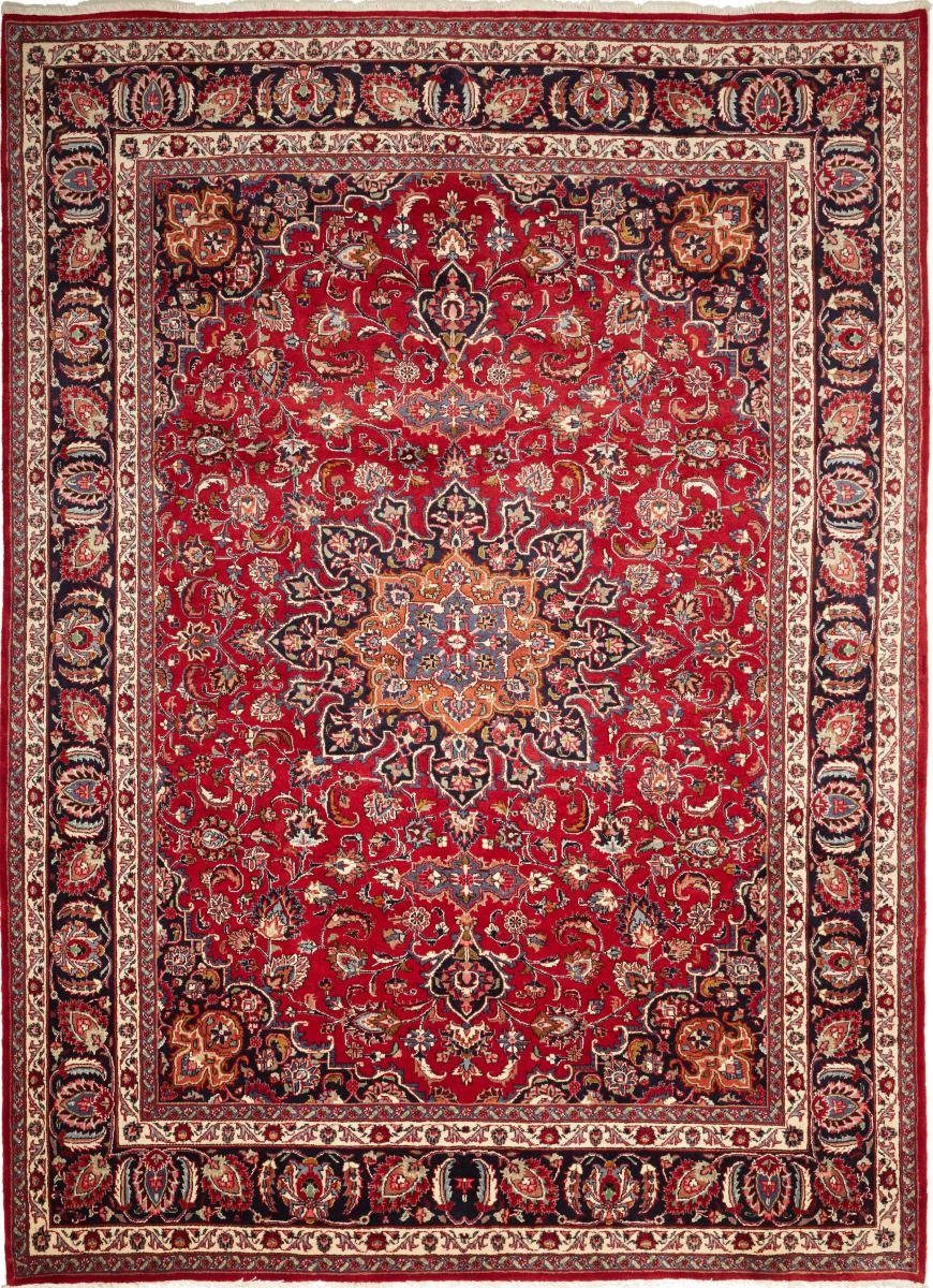 Orientteppich Mashhad 243x341 Handgeknüpfter Orientteppich / Perserteppich, Nain Trading, rechteckig, Höhe: 12 mm