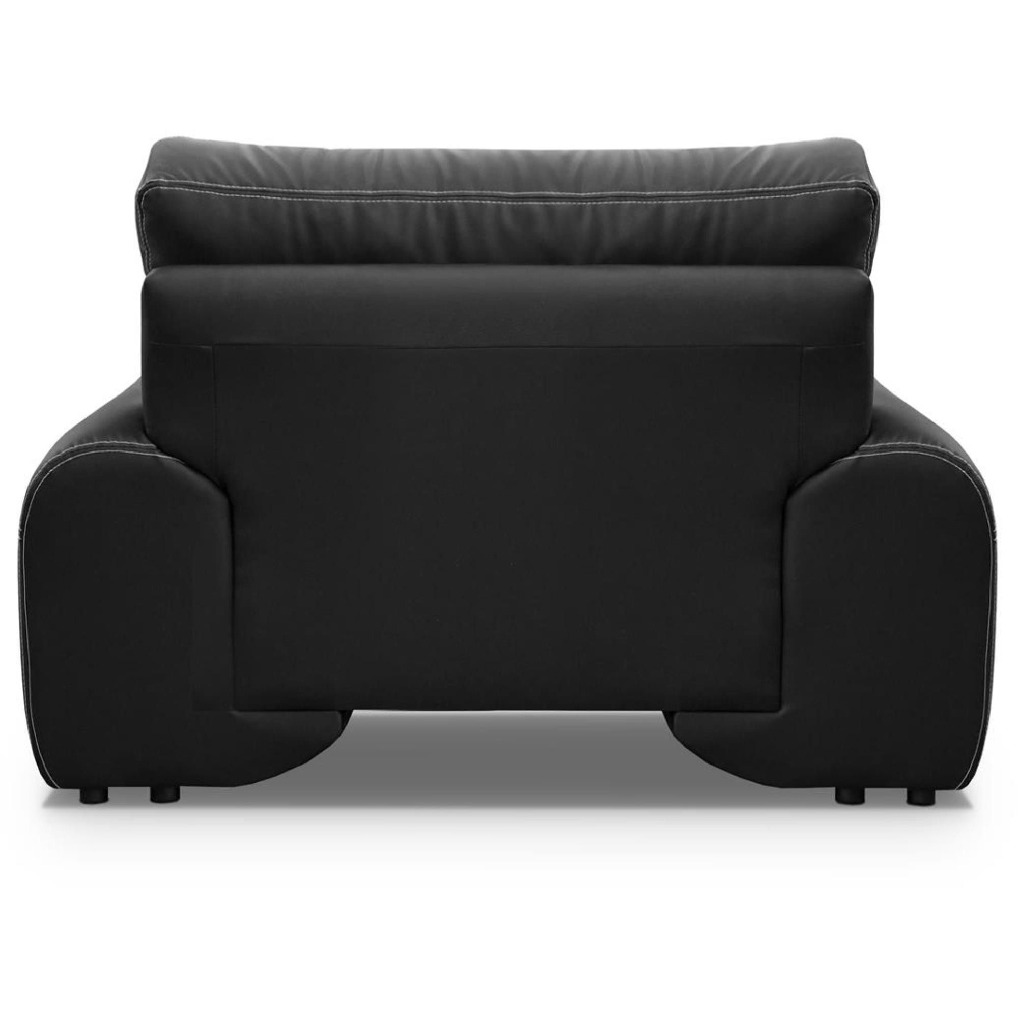 Beautysofa Big-Sofa Polstergarnitur Omega Set 3+2+1 Sofa Wohnzimmer Sofagarnitur, modernes Sofaset für Wohnzimmer, Kunstleder Couchgarnitur im modernen Design – Bild 4 von 5