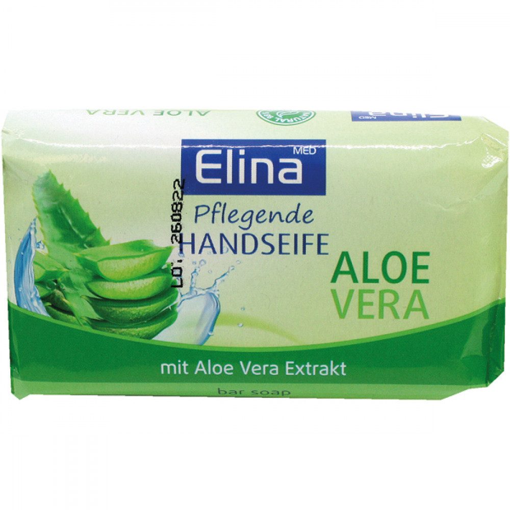 Seifen-Set Elina med Aloe Vera Extrakt Hand Pflegende Seife 6x 100 g feste Seife