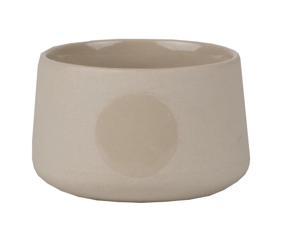 Räder Design Windlicht räder 15546 BALANCE Licht Taupe Kerzenbecher aus Steinzeug