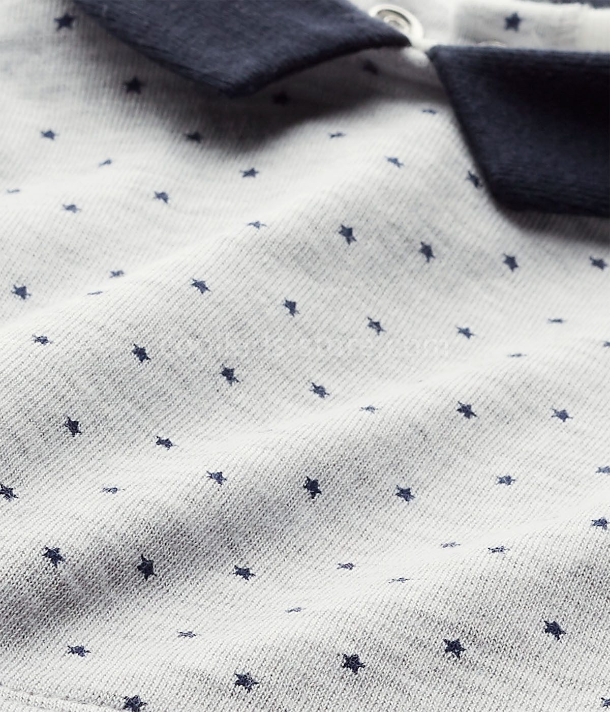 Petit Bateau Body PETIT BATEAU Body Einteiler 2 in 1 Look Sterne grau Sterne