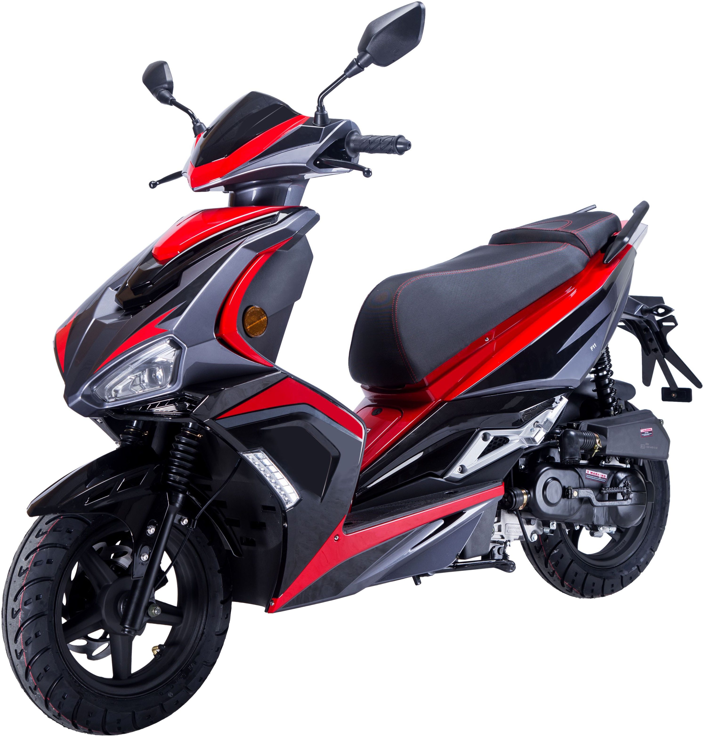 GT UNION Motorroller Striker 25, 49,5 ccm, 25 km/h, Euro 5, Luftgekühlter Motor