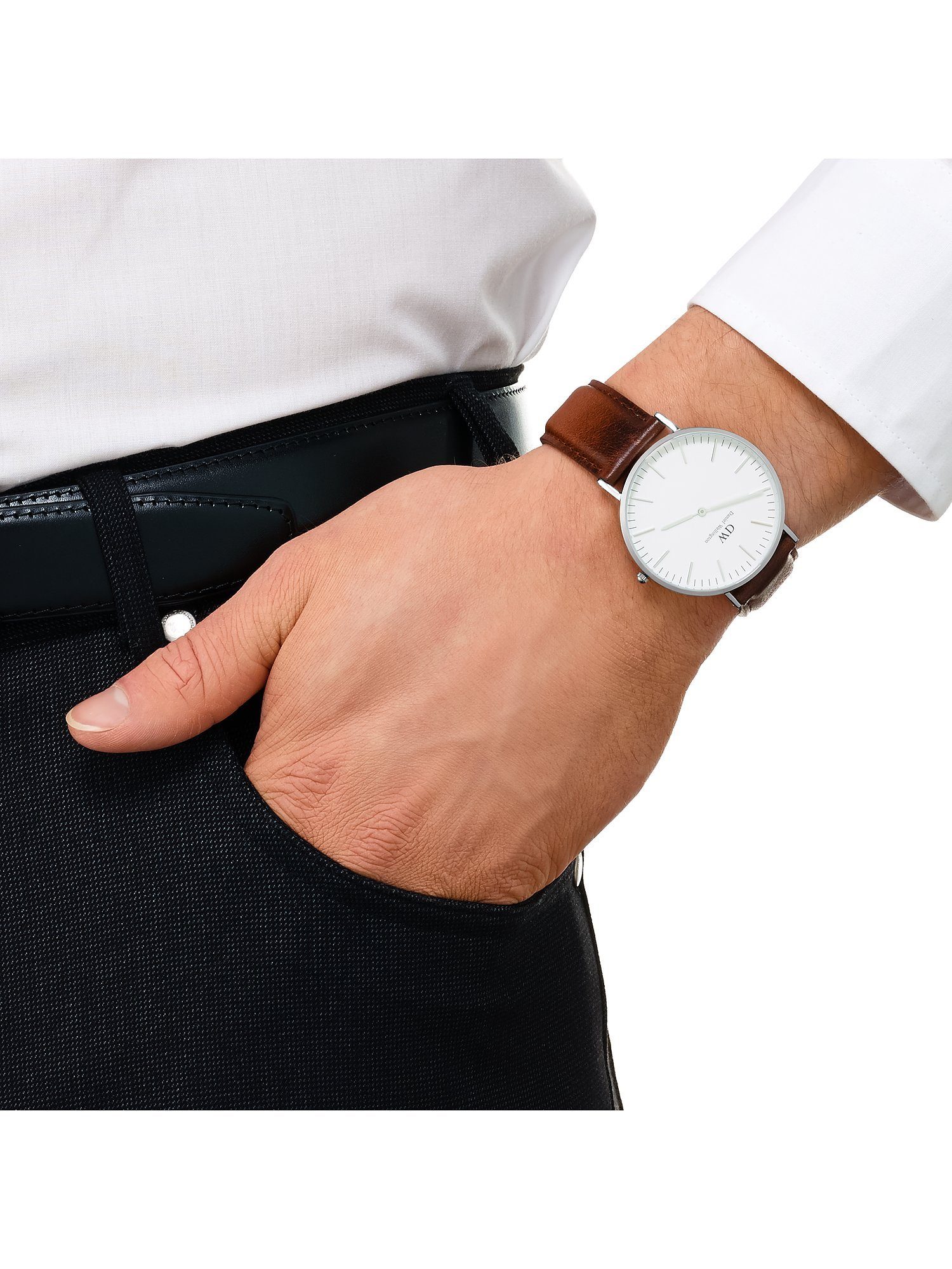Daniel Wellington Quarzuhr Daniel Wellington Herren-Uhren Analog Quarz