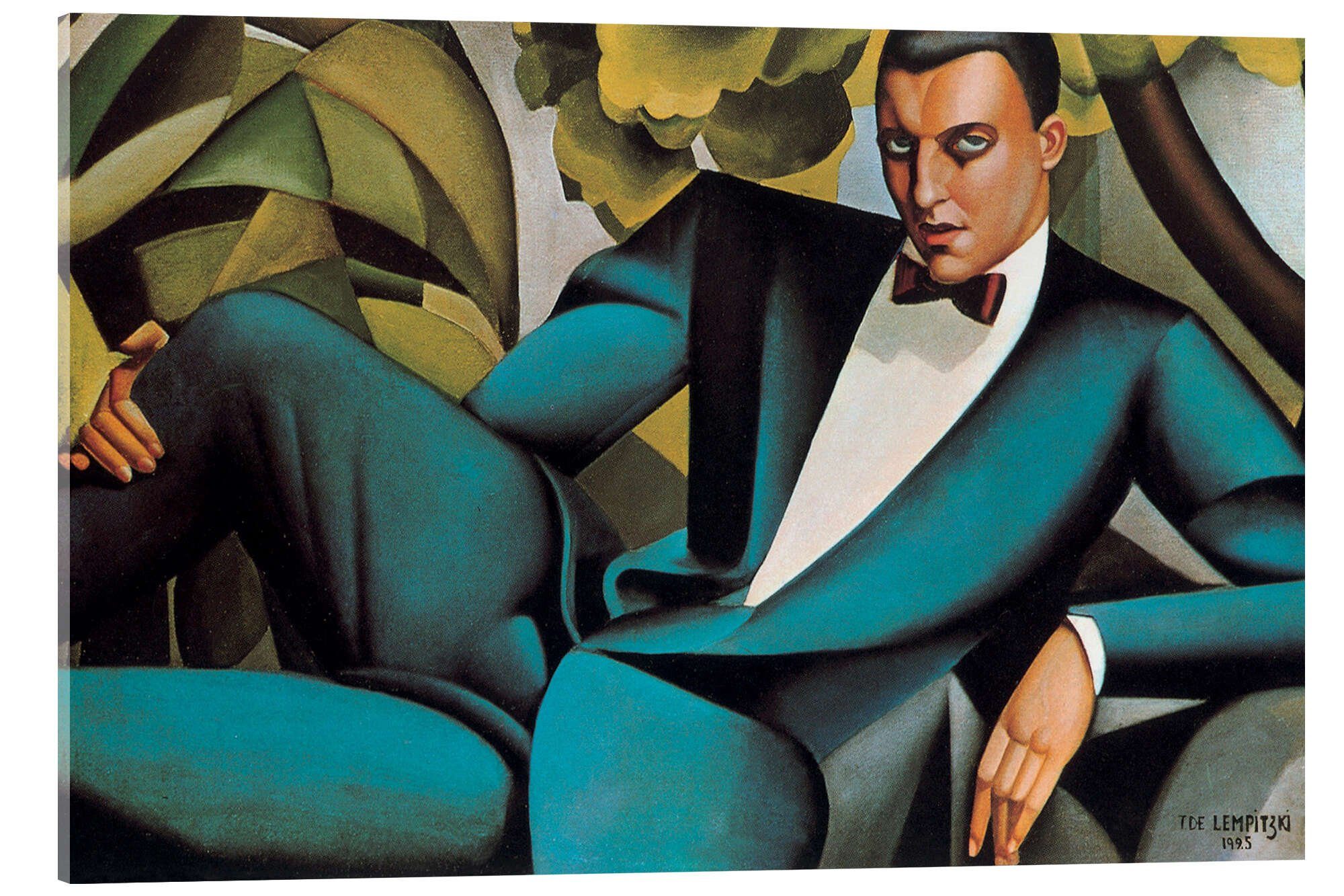 Posterlounge Wandbild Portrait des Marquis d'Afflitto, Tamara de Lempicka, erhältlich als Poster, Leinwandbild, Wandsticker oder Acrylglasbild
