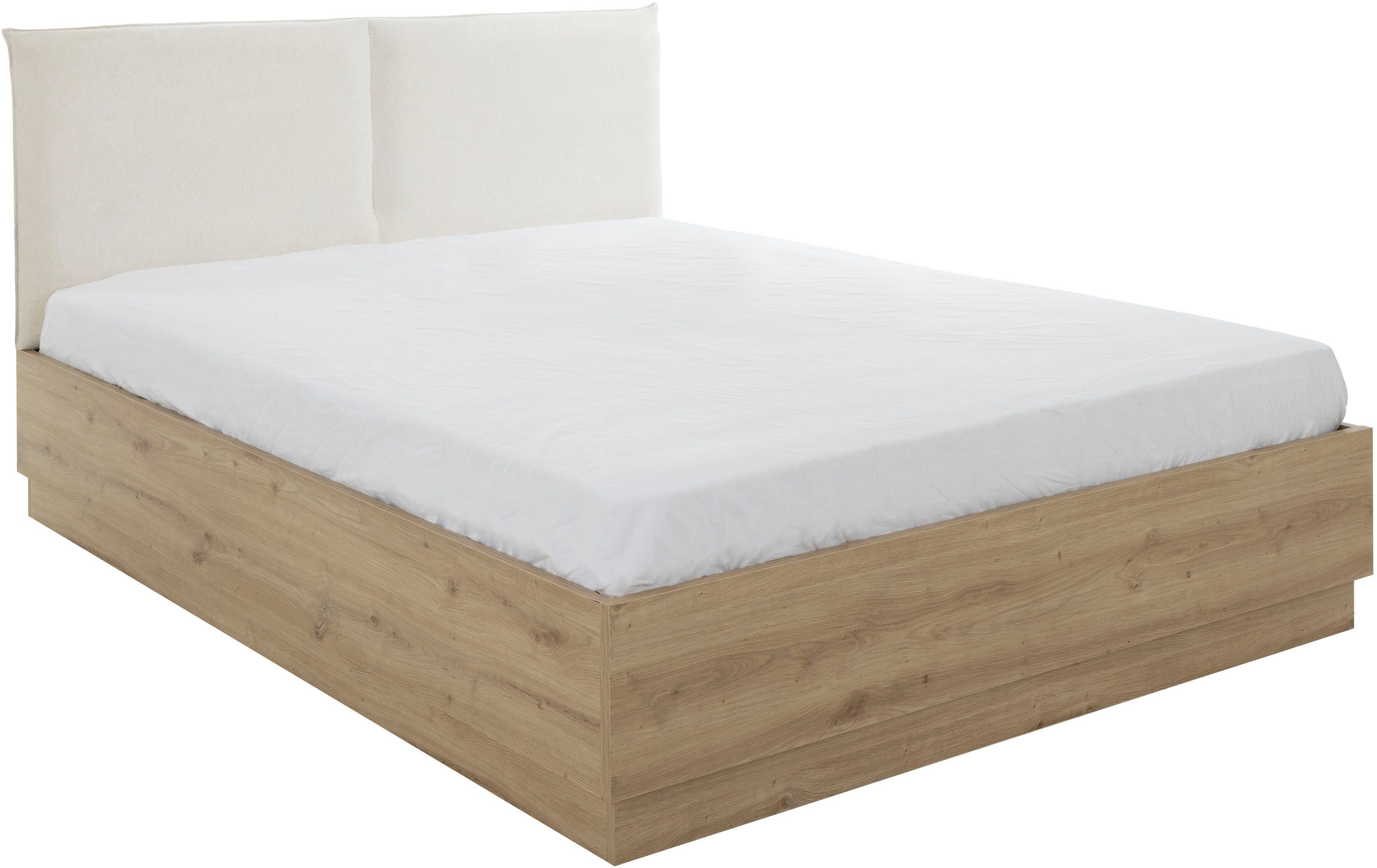 Gami Stauraumbett, Stauraumbett 160 x 200 cm mit hochklappbarem Lattenrost