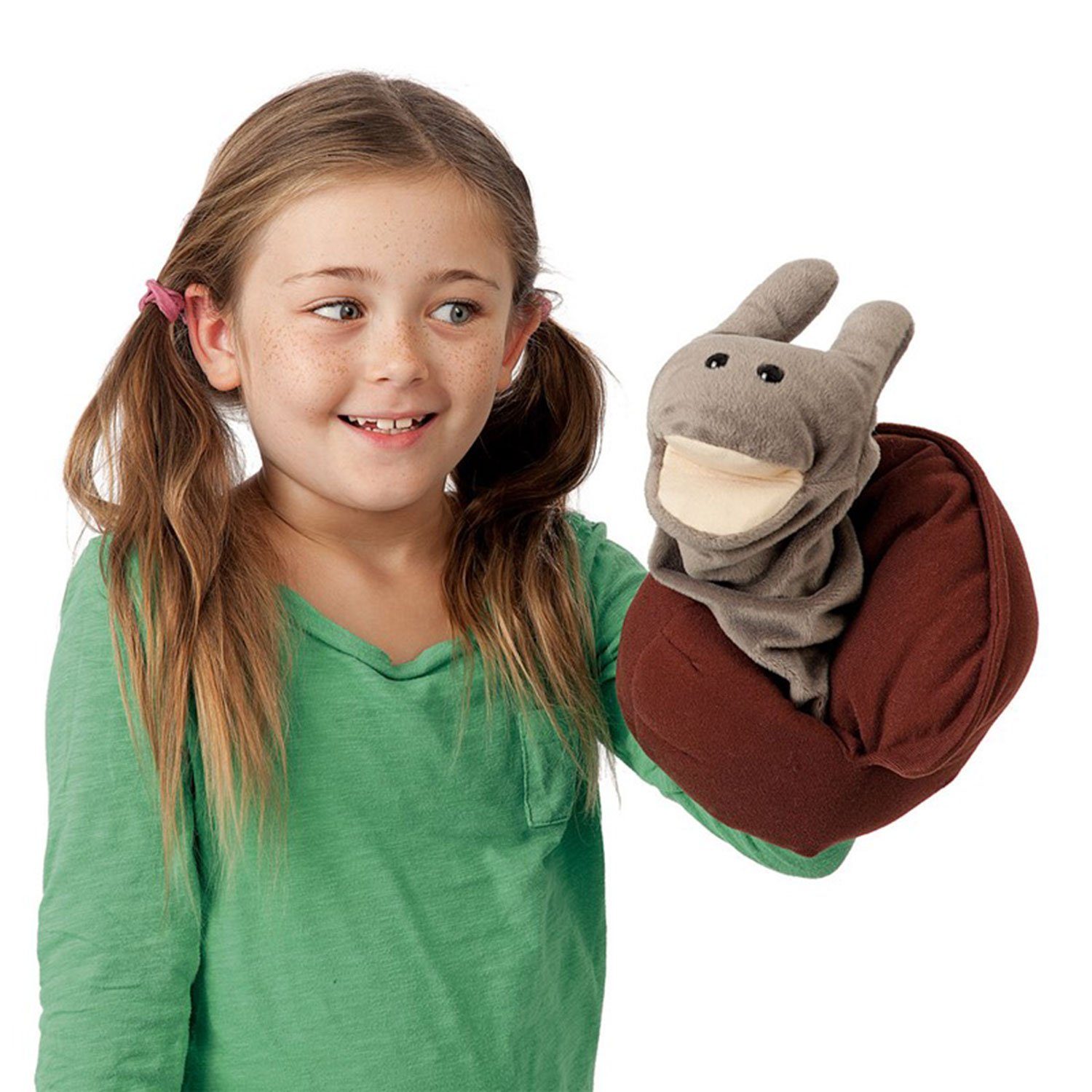 Folkmanis Handpuppen Handpuppe Folkmanis Handpuppe Schnecke günstig online kaufen
