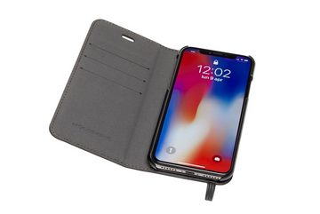 MOLESKINE Smartphonetasche, Klassische Tasche für Iphone X - mit Standfunktion - Schwarz