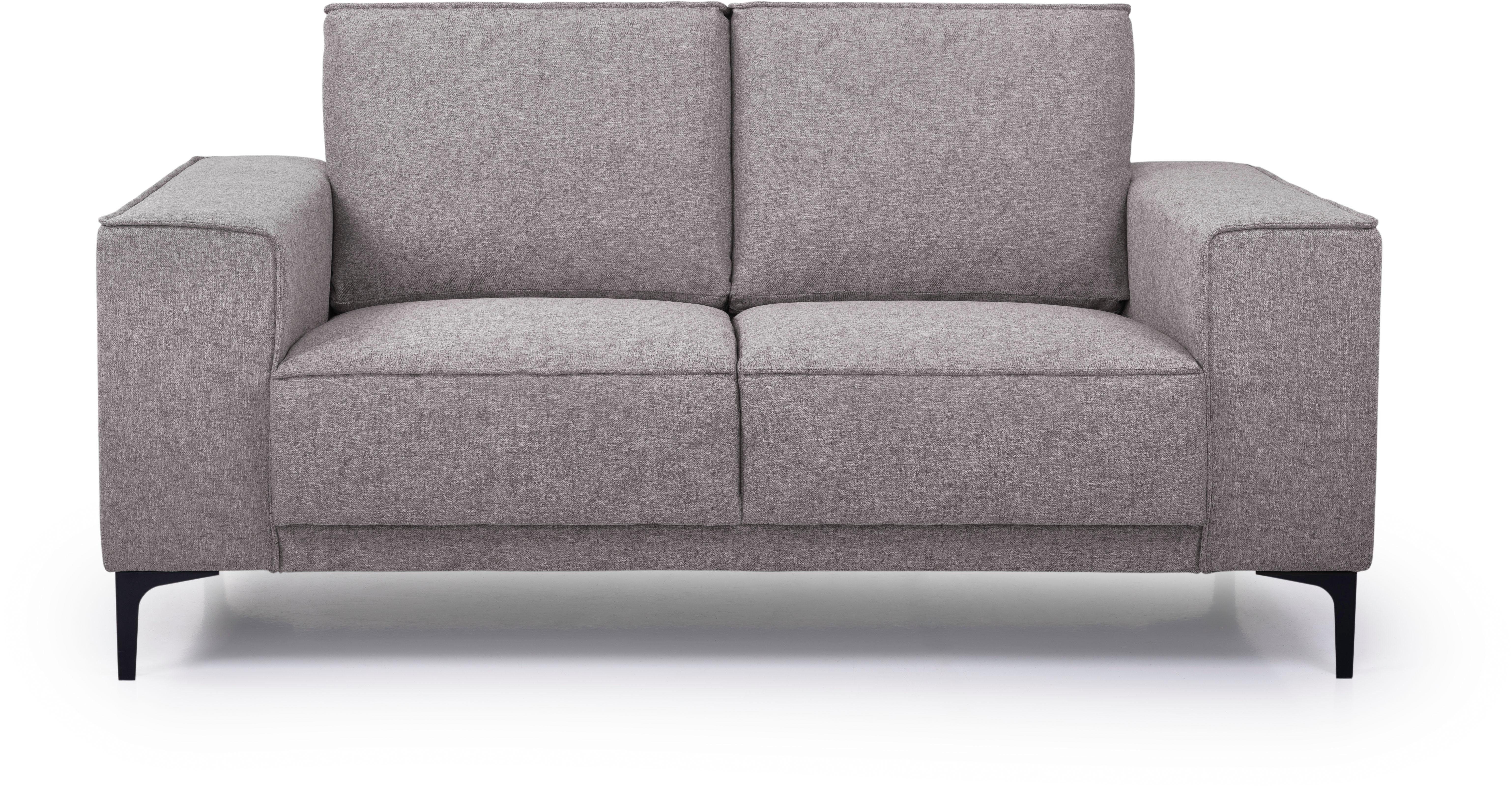 2-Sitzer Kompaktsofa Oland, Struktur, Flachgewebe, Luxus-Microfaser, Boucle