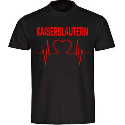multifanshop T-Shirt Herren Kaiserslautern - Herzschlag - Männer