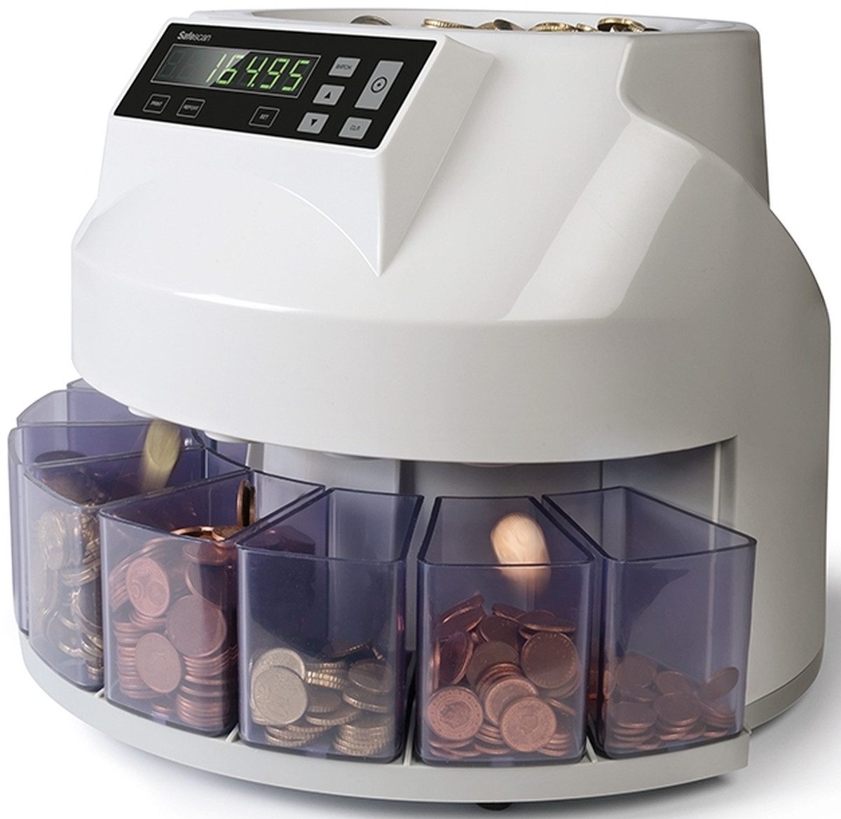 SAFESCAN Geldkassette Münzzähler/Sortierer 1250 EUR