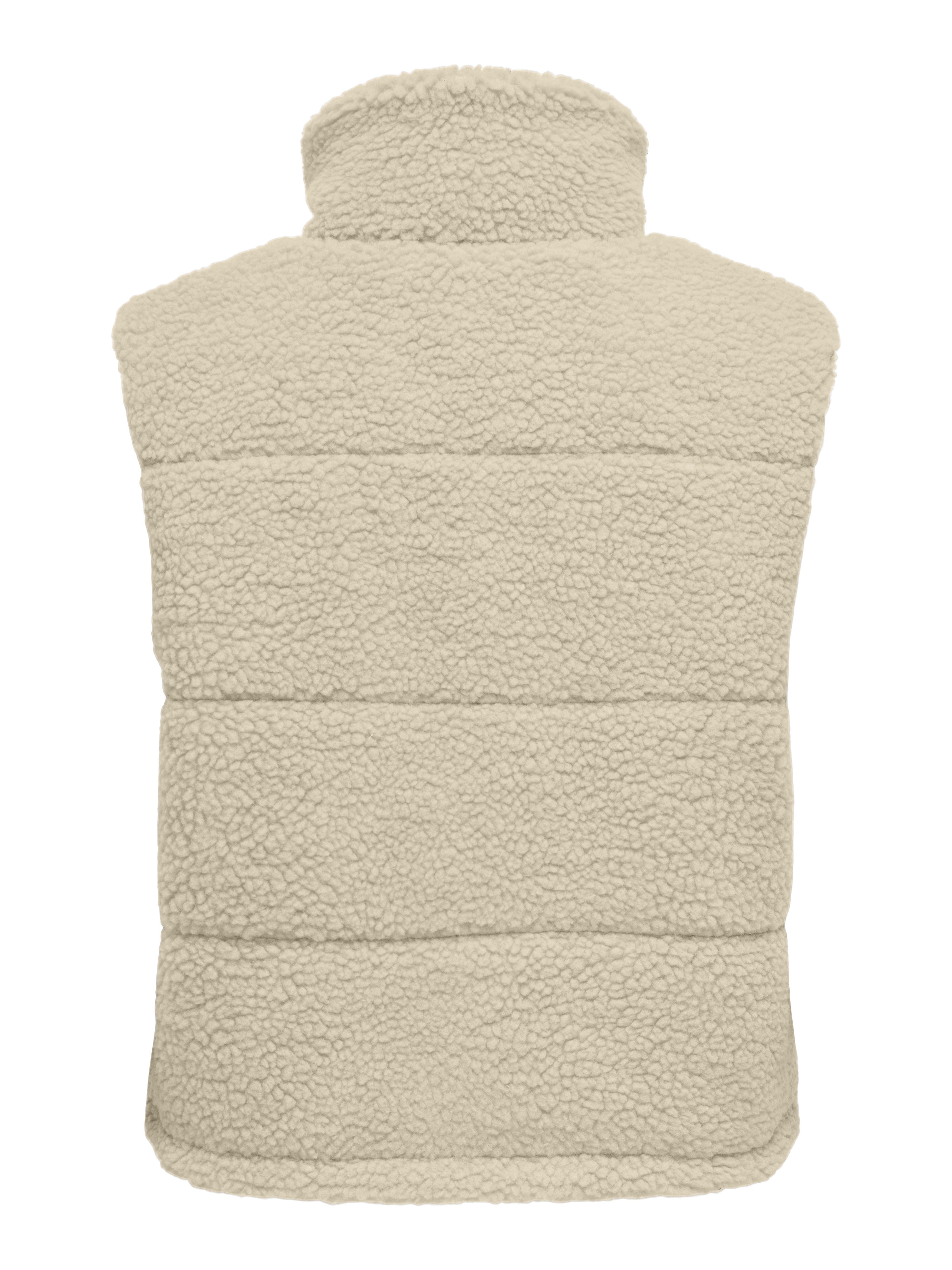 ONLY CARMAKOMA Plüschweste CARSANDRA TEDDY WAISTCOAT OTW NOOS Kunstfaser
