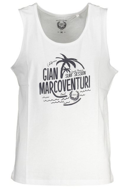 GIAN MARCO VENTURI T-Shirt Elegante Herren-Weste in Weiß mit Aufdruck und günstig online kaufen