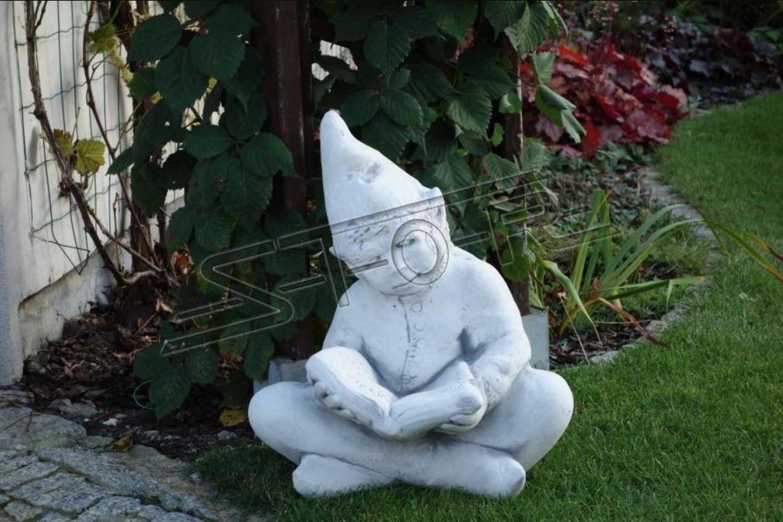 JVmoebel Skulptur Schlumpf Statuen Figuren Deko Garten Statue Skulptur Deko Figur