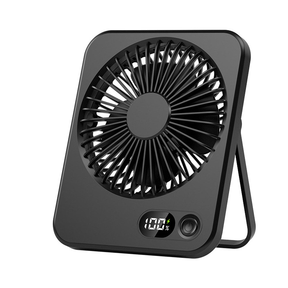 Bomiclss Mini USB-Ventilator Tischventilator Leise, Tisch Ventilator Tragbar, Tischventilatoren mit LED-Anzeige, 180° Klappbarer USB Ventilator