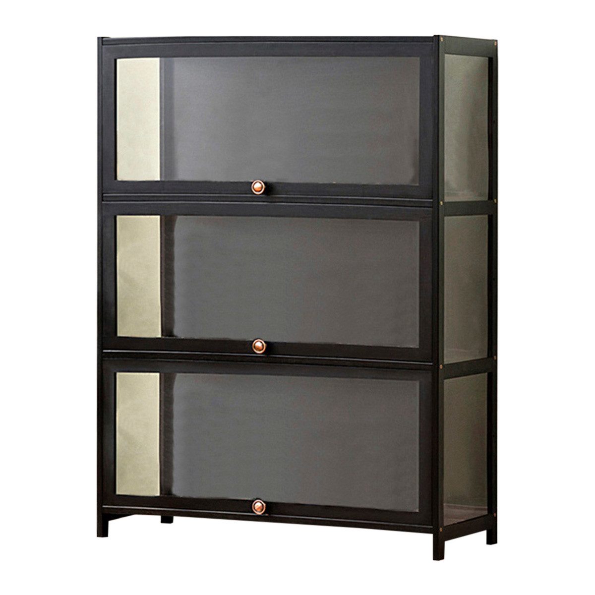 CHZIMADE Vitrine Acryltransparenter Vitrine, Bambus - Sammlungsvitrine (1-S günstig online kaufen