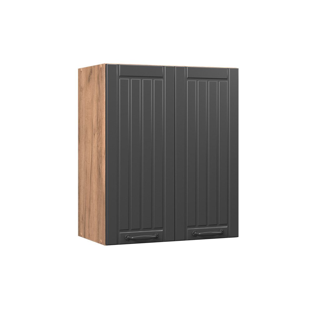 Vicco Hängeschrank Fame-Line, Dunkelgrau/Goldkraft Eiche, 60 günstig online kaufen