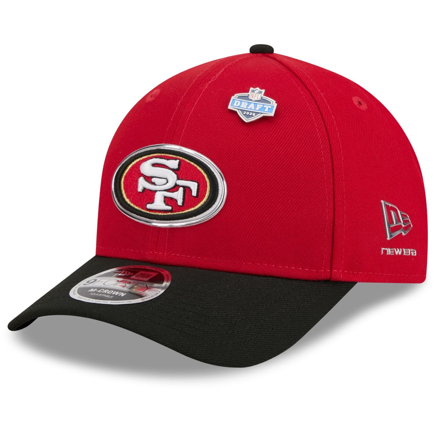 Snapback Cap 9Forty MCrown NFL 2026 DRAFT San Francisco 49ers