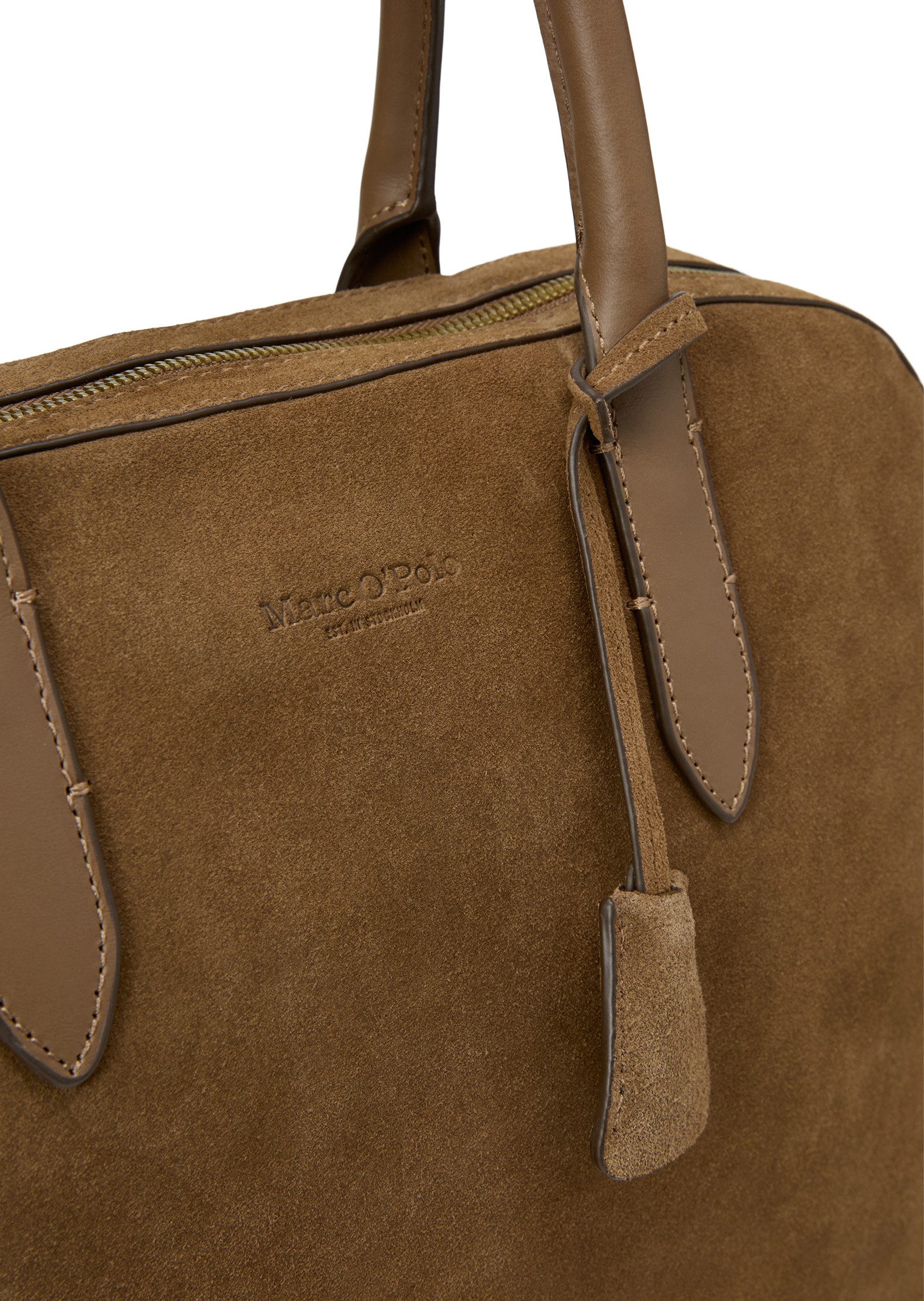 Marc O'Polo Shopper aus weichem Velours-Rindleder