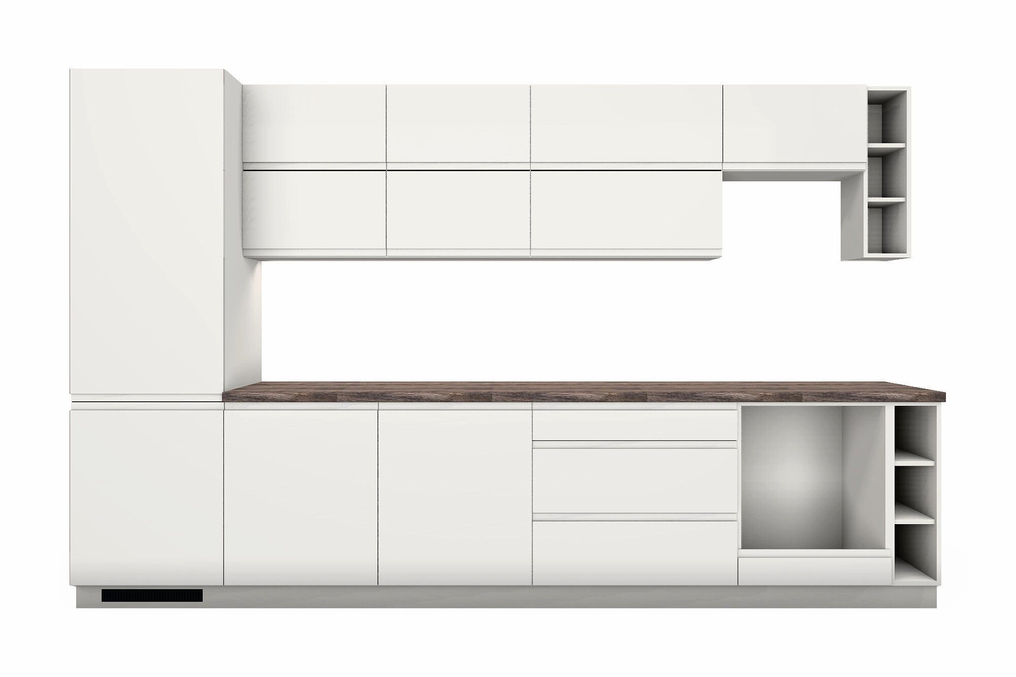 ROYAL24_MARKT Küchenzeile K40-G340 - Velmora - Modernes Design mit außergewöhnlichem Komfort, (Komplett Set), Top Qualität - Modernes Design - Feinste Materiali – Bild 2 von 5