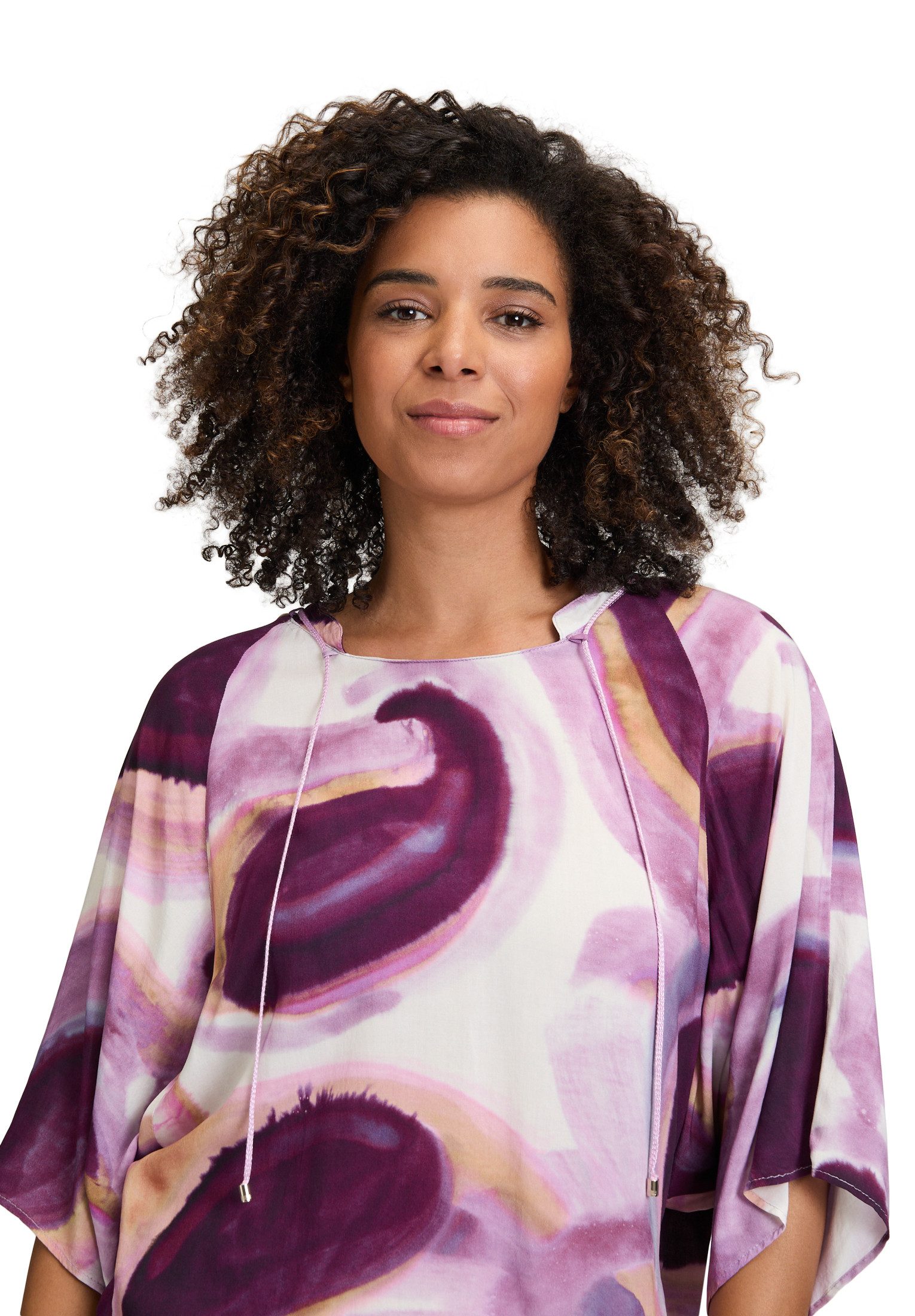 Cartoon Schlupfbluse Damen mit Muster