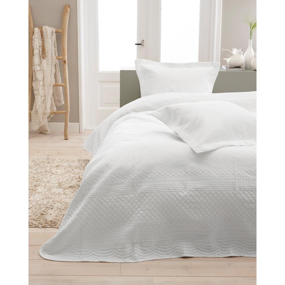 Sitheim® Tagesdecke Sleeptime Tagesdecke - Charlene - 260x250 cm + 2 Kissenbezüge 60x70 cm, Schützt vor Staub und Schmutz, Weich und warm