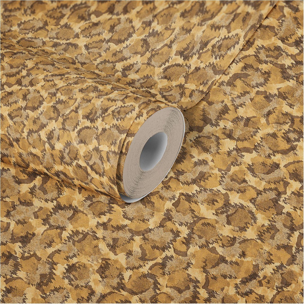 A.S. Création Vinyltapete, Versace Home Leopardentapete Braun 349023 Luxus Vlies Designertapete