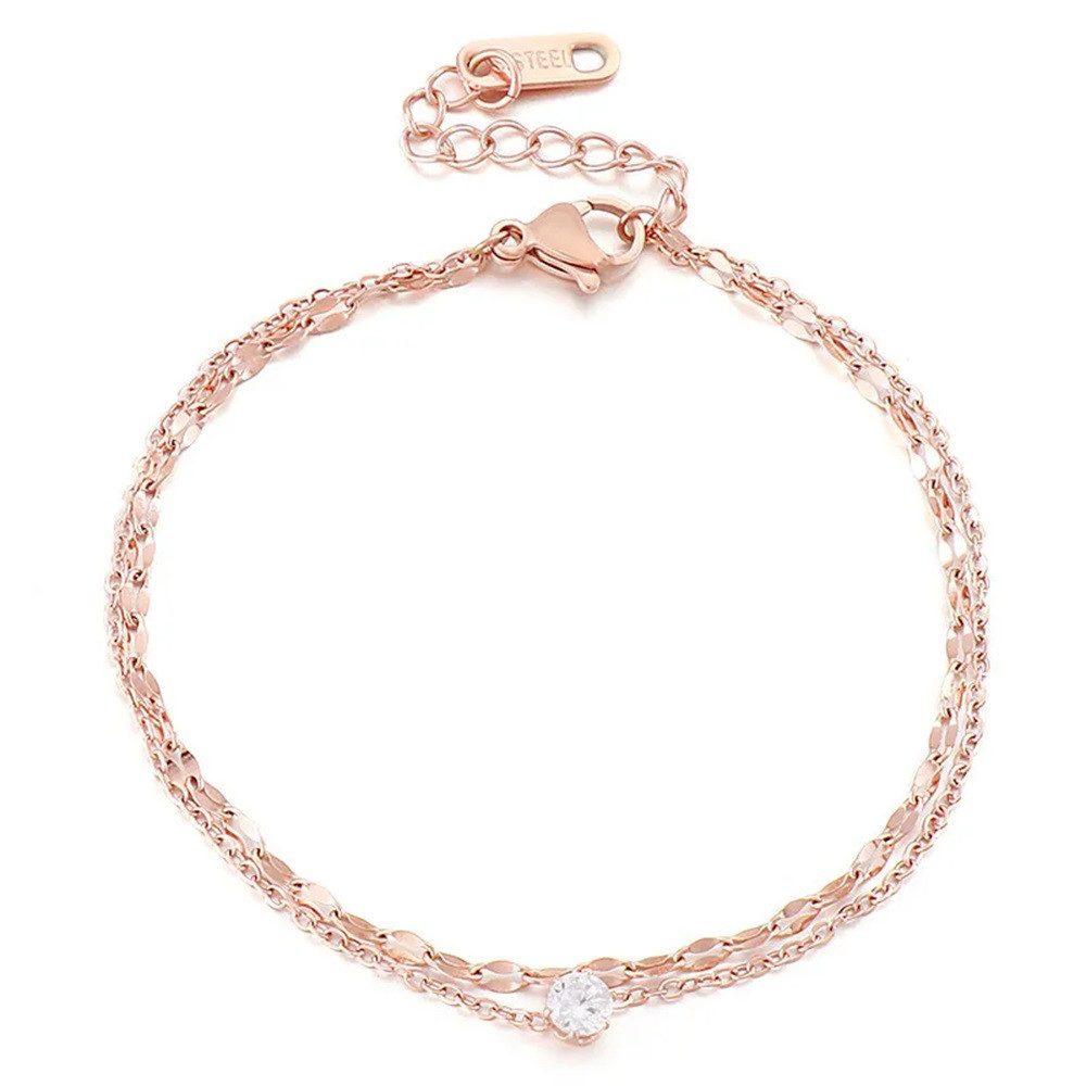 Eyecatcher Armkette Elegantes mehrreihiges Armkettchen mit günstig online kaufen