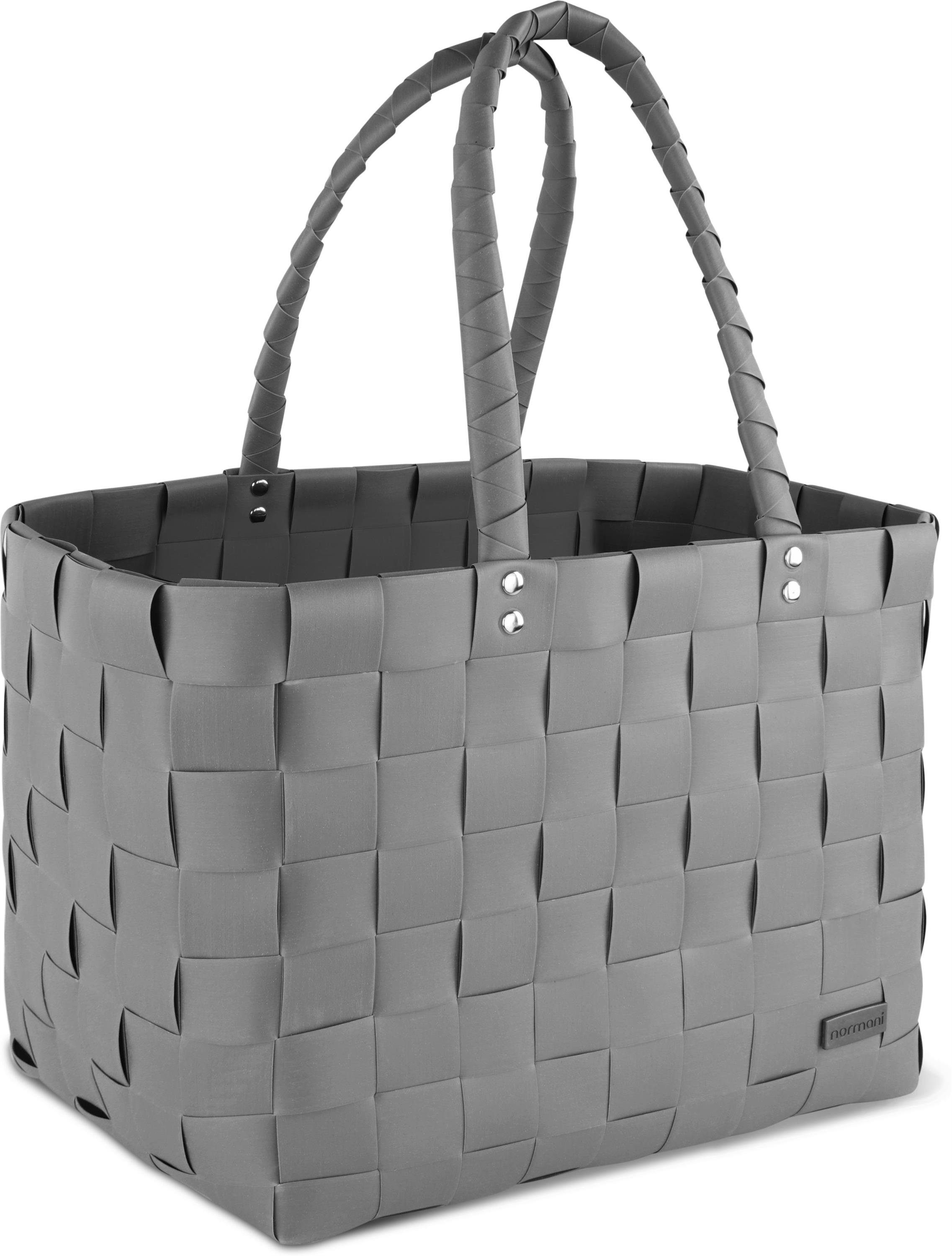 normani Einkaufskorb Flechtkorb 20 Liter, 20 l, Shopper aus pflegeleichtem Material