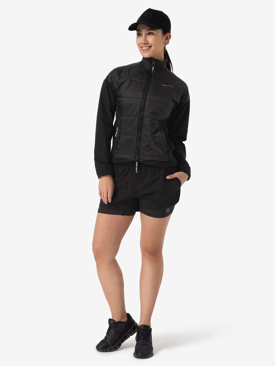 SUPER.NATURAL Shorts für Damen, Merino DOUBLE LAYER atmungsaktiv, sportlich