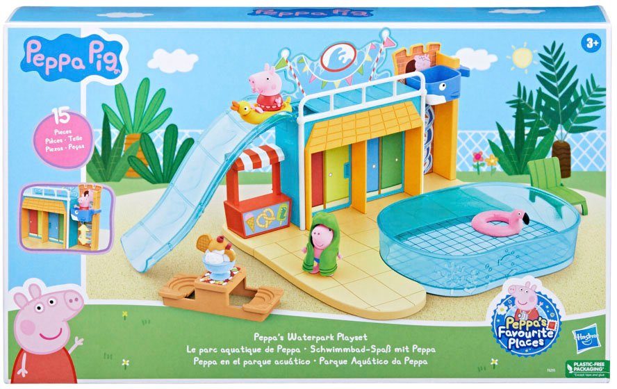 Pig, Spielwelt Hasbro Peppa mit Schwimmbad-Spaß Peppa