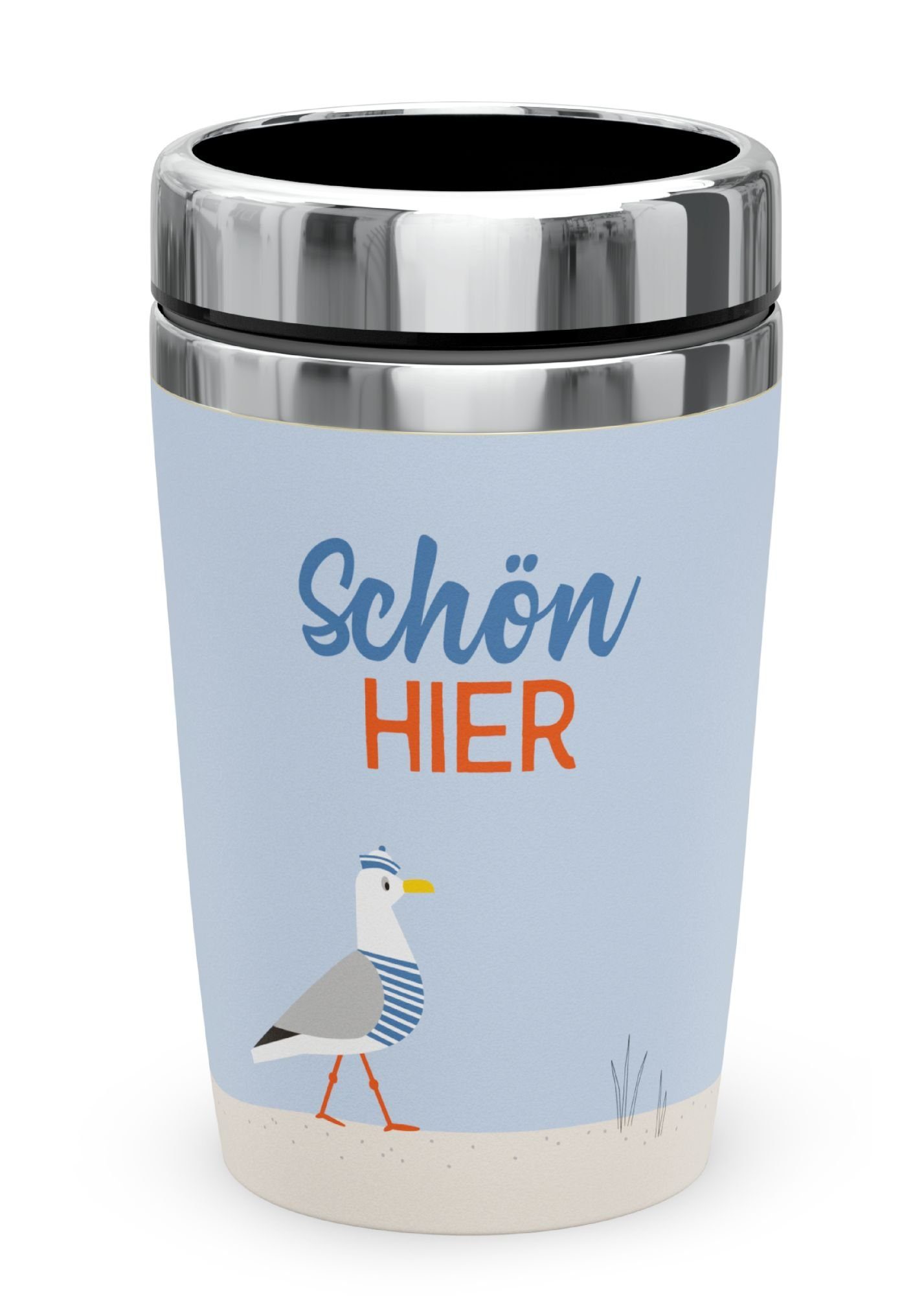 La Vida Thermobecher Thermobecher Thermokaffeebecher To Go 240ml La Vida Art: Schön Hier, Edelstahl, Kunststoff Schön Hier 388823 | Thermobecher