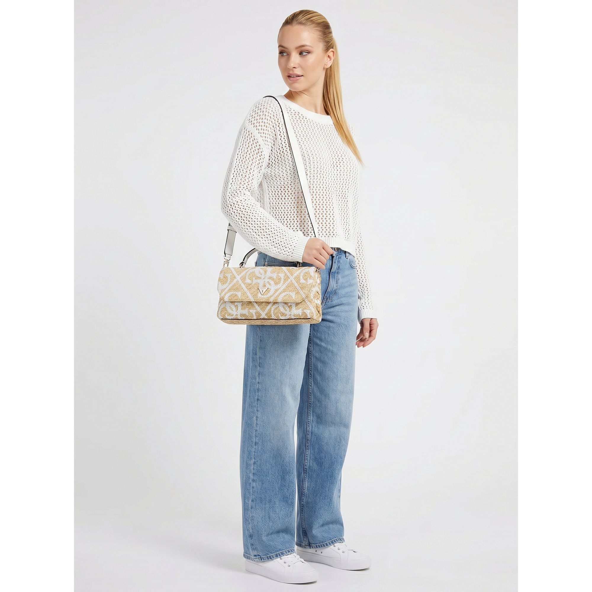 Guess Henkeltasche Kirsten, Polypropylen