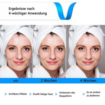 Scheiffy Kosmetikbehandlungsgerät V Face Beauty Meter,EMS Beauty,Elektrisches Gesichtsmassagegerät, Gesichtskonturierung/-massage, Doppelkinnverkleinerung