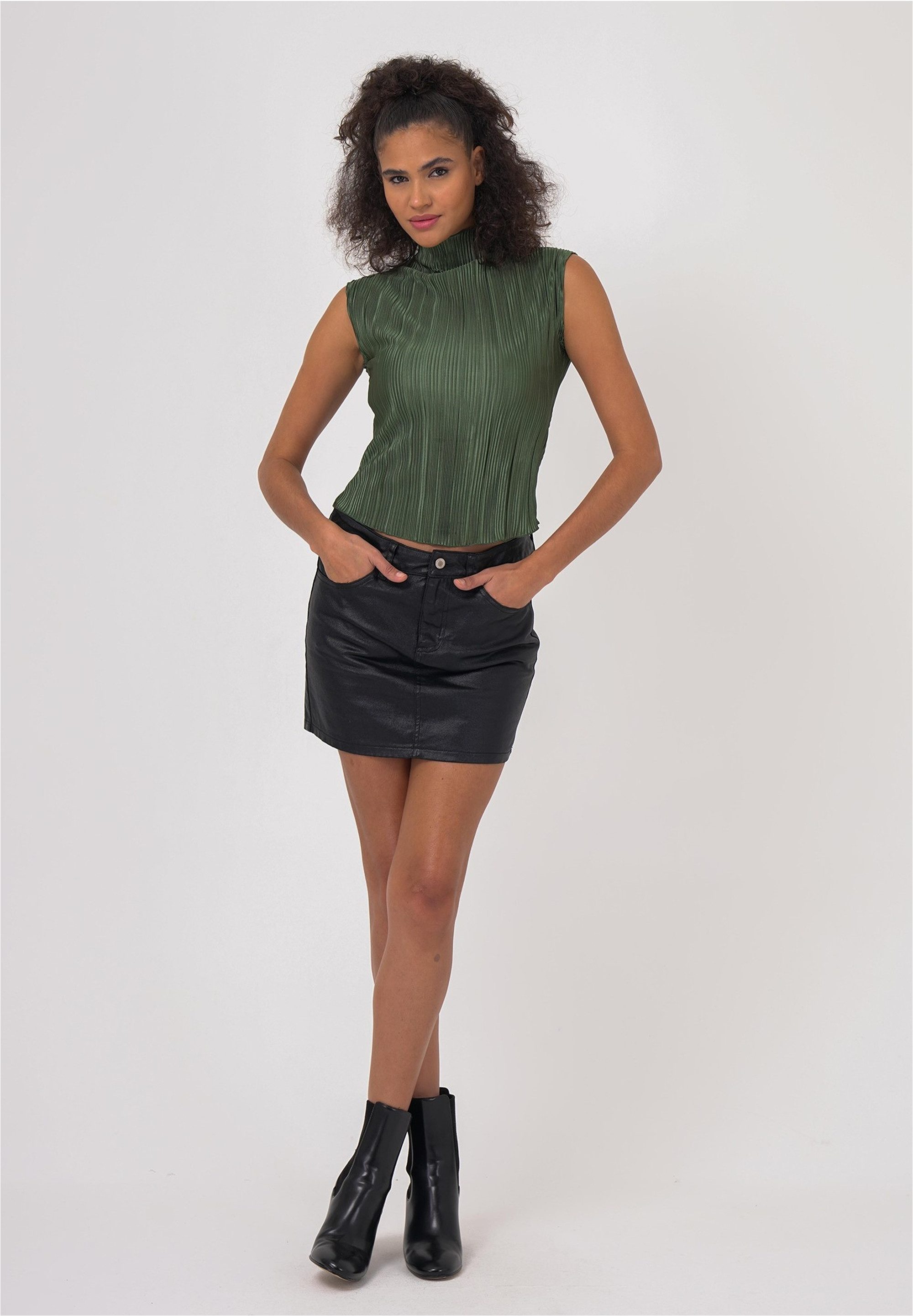 freshlions Klassische Bluse Loreen (1-tlg) aus recyceltem Polyester